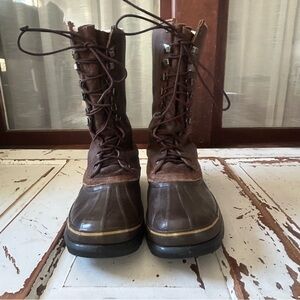 SOREL Felt Heavy Snow Waterproof Men's Boots Sz 10